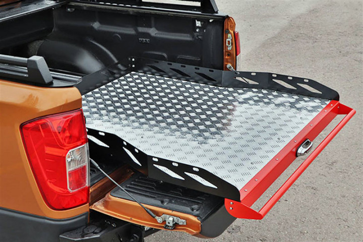 Buy Retractable pallet in the back of a pickup truck from Vnedorognik