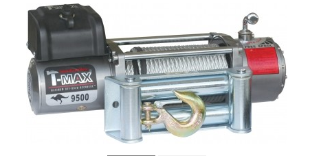 Buy Car winch T-Max EW-9500 - 12 volt / 4310 kg - 9500 lb IMPROVED OFF ROAD
