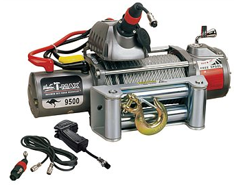 Buy Electric winch T-Max EW-9500 - 24 volt / 4305 kg - 9500 lb OUTBACK