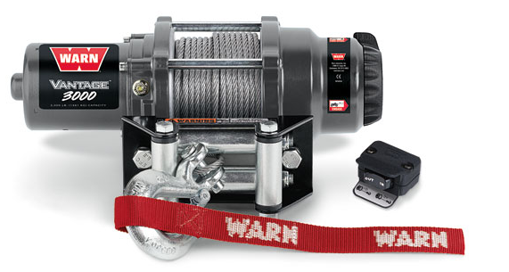 Buy ATV winch WARN Vantage 3000 - 12 volts - 1361 kg