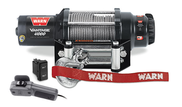 Buy ATV winch WARN Vantage 4000 - 12 volts - 1814 kg