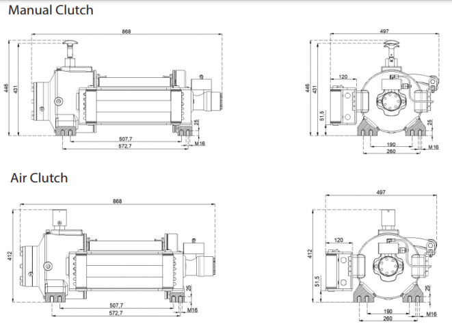 Buy Winch hydraulic Hammer Winch HMW 10.0 PHT 10000 kg