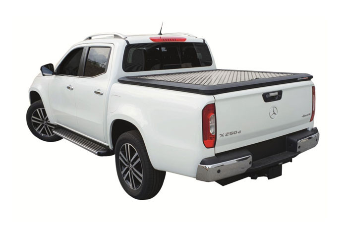 Buy Cover aluminum Range for Mercedes X-Class DC silver