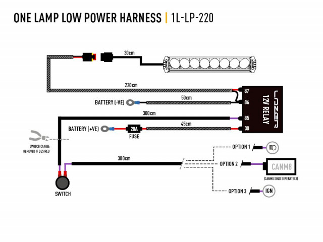 Buy Wiring kit for 1 lamp 12 V Low Power