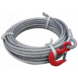 Buy Steel rope with hook 14mm 30m Hammer Winch