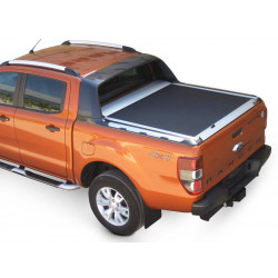 Buy Roller lid shutter Ford Ranger 2012+ (double cab, wildtrak roll bar) silver