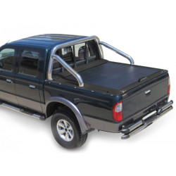 Buy Roller lid shutter Ford Ranger 1998-2007 (double cab, OEM roll bar & ladder rack) black matt