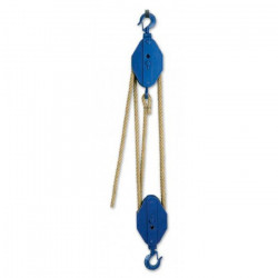 Buy Brano K10 Hook-Type Rope Pulley Block, 500 kg Manual Rope Hoist